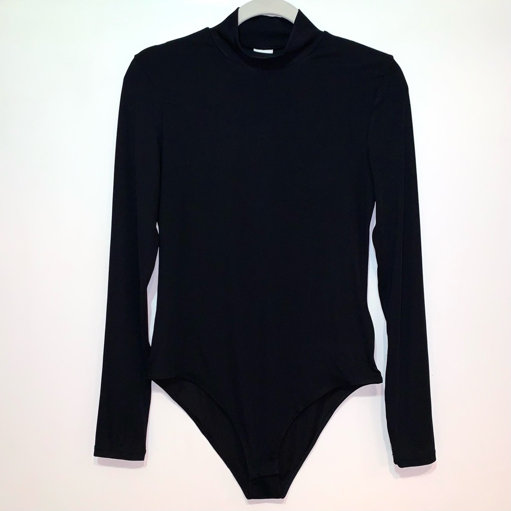 Black H&M Mockneck Bodysuit